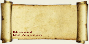 Nadja Rajkov vizit kartica